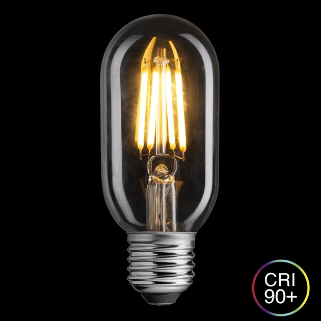 Tubural klar sensor E27 4W 2200K